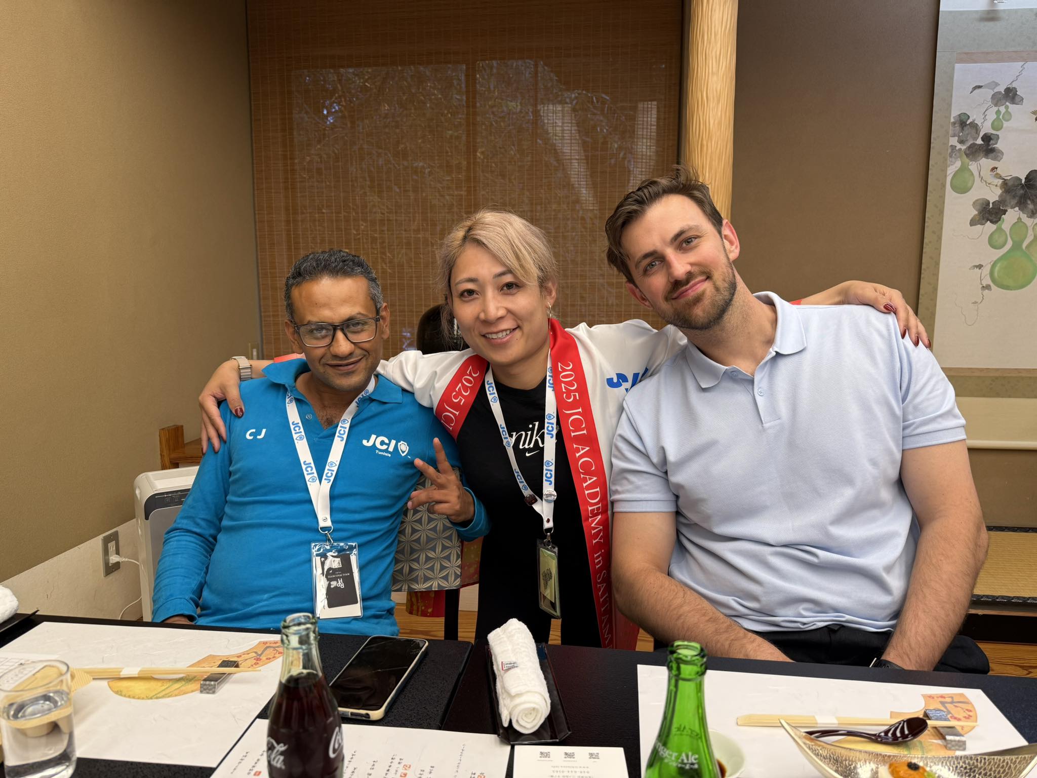 JCIチュニジア会頭 & JCIウクライナ会頭